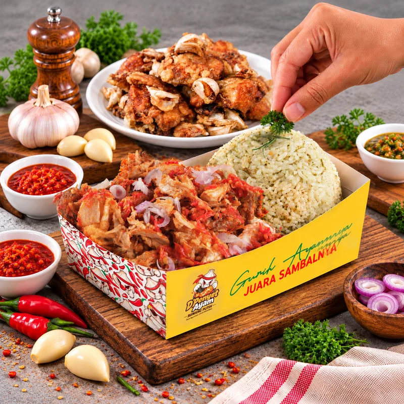 Ayam Penyet Sambal Bawang
